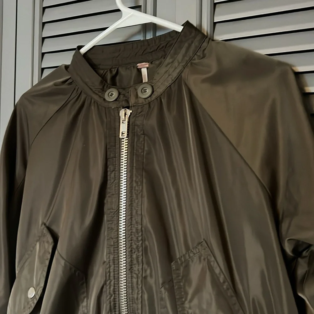 Free People : Green Jacket - Small - Picture 3 of 14